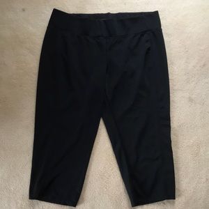 Women’s Columbia Omni-wick Capri Length Black Leggings, Size XL